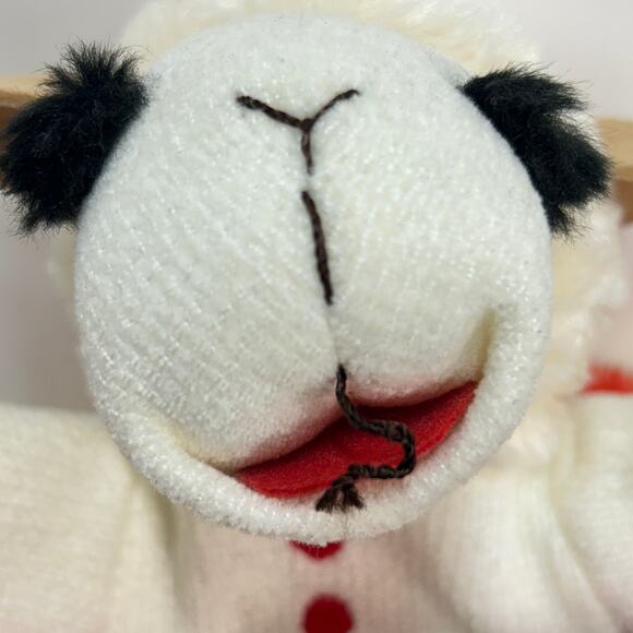 Aurora Lamb Chop 9" Hand Puppet Flower Pot PBS Shari Lewis Kids Plush Doll 2010 - Picture 5 of 13